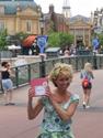 At Epcot Center - France may be in the background but our pies are the best!