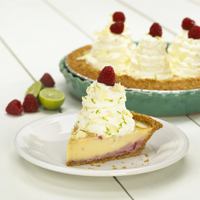 Betsie’s Key Lime Raspberry Pie