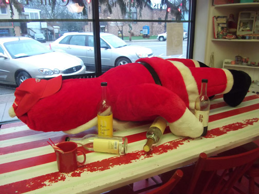 Santa at the Shop...