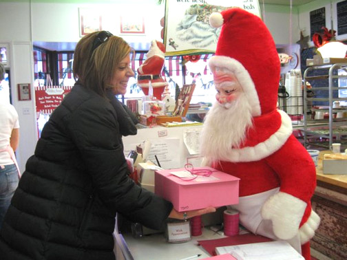 Santa at the Shop...