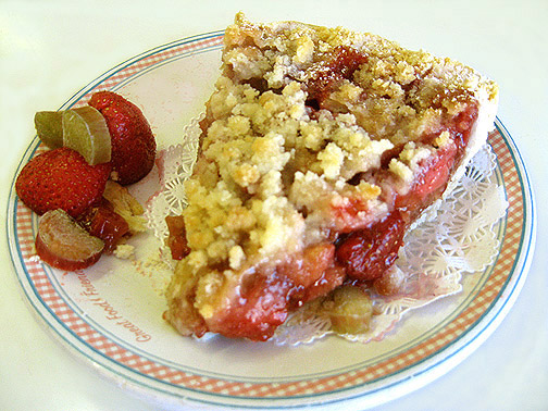 Mrs. Pricco’s Strawberry Rhubarb Pie
